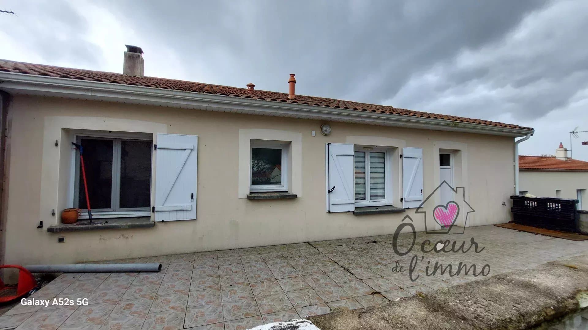 Plain pied  : 3 chambres + Garage