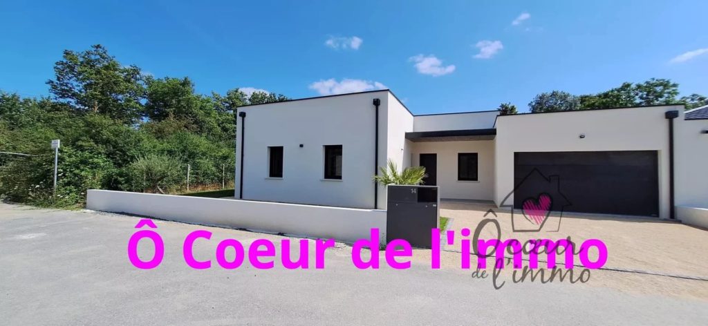 Plain  moderne  141m2 : 4  chambres + garage