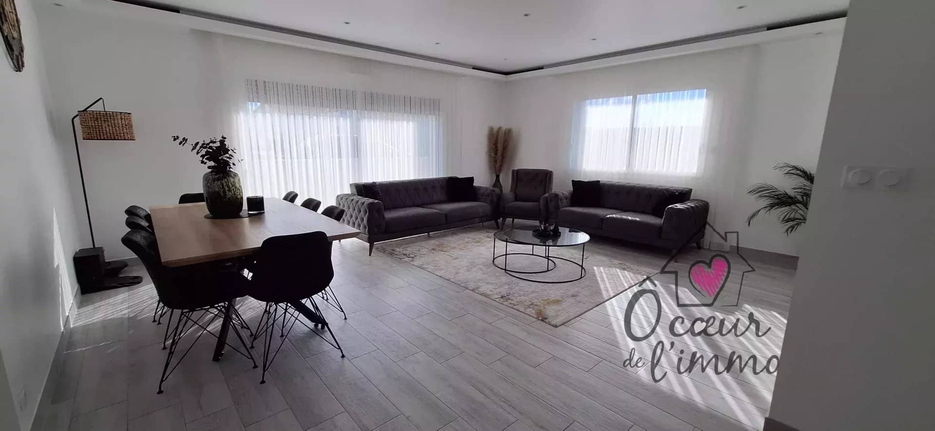 Maison de Plain Pied 141m2 :  4 chambres  + garage