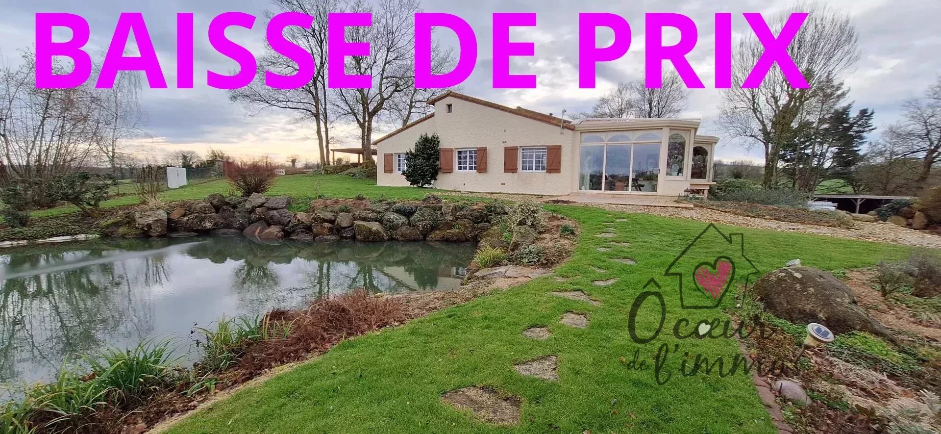 Proprièté avec vue sur le Verdon.