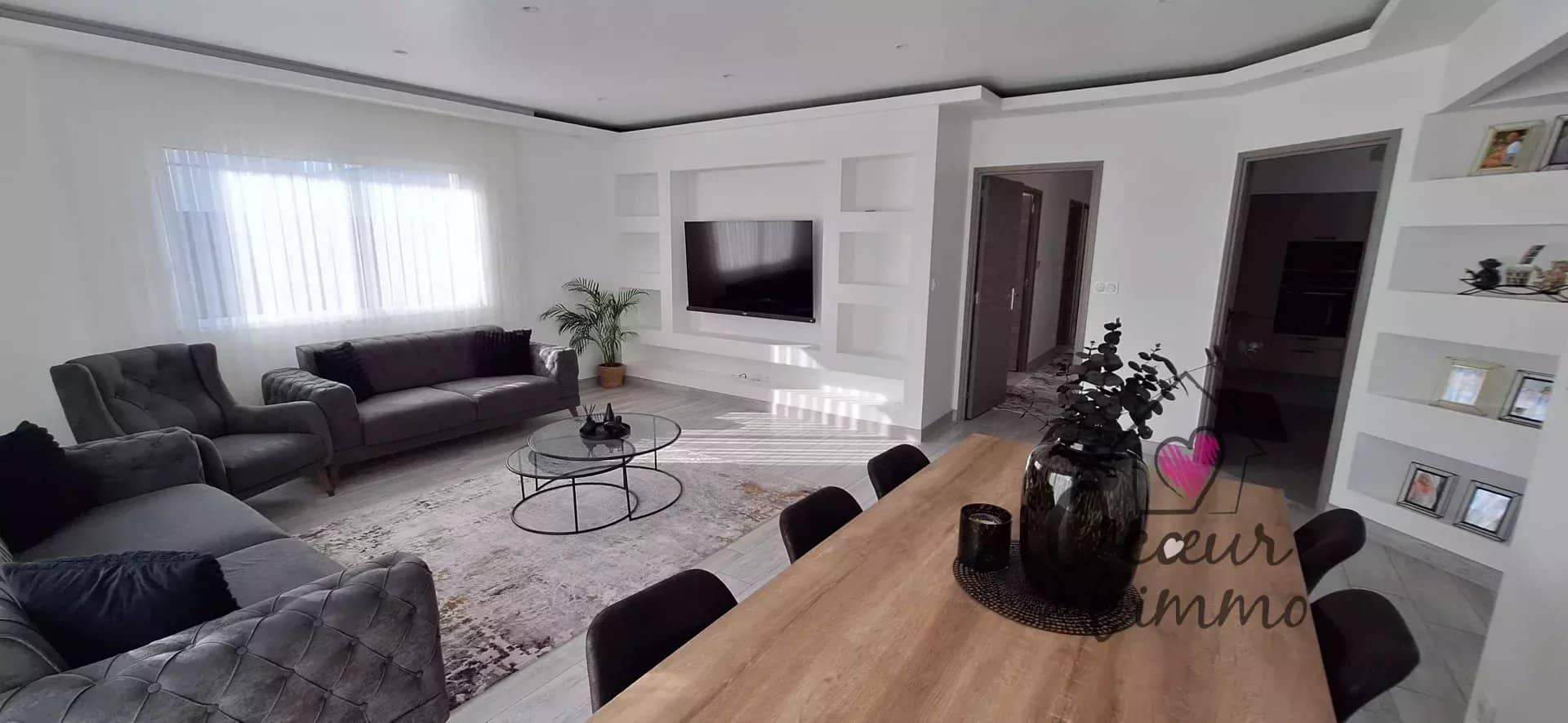 Maison de Plain Pied 141m2 :  4 chambres  + garage
