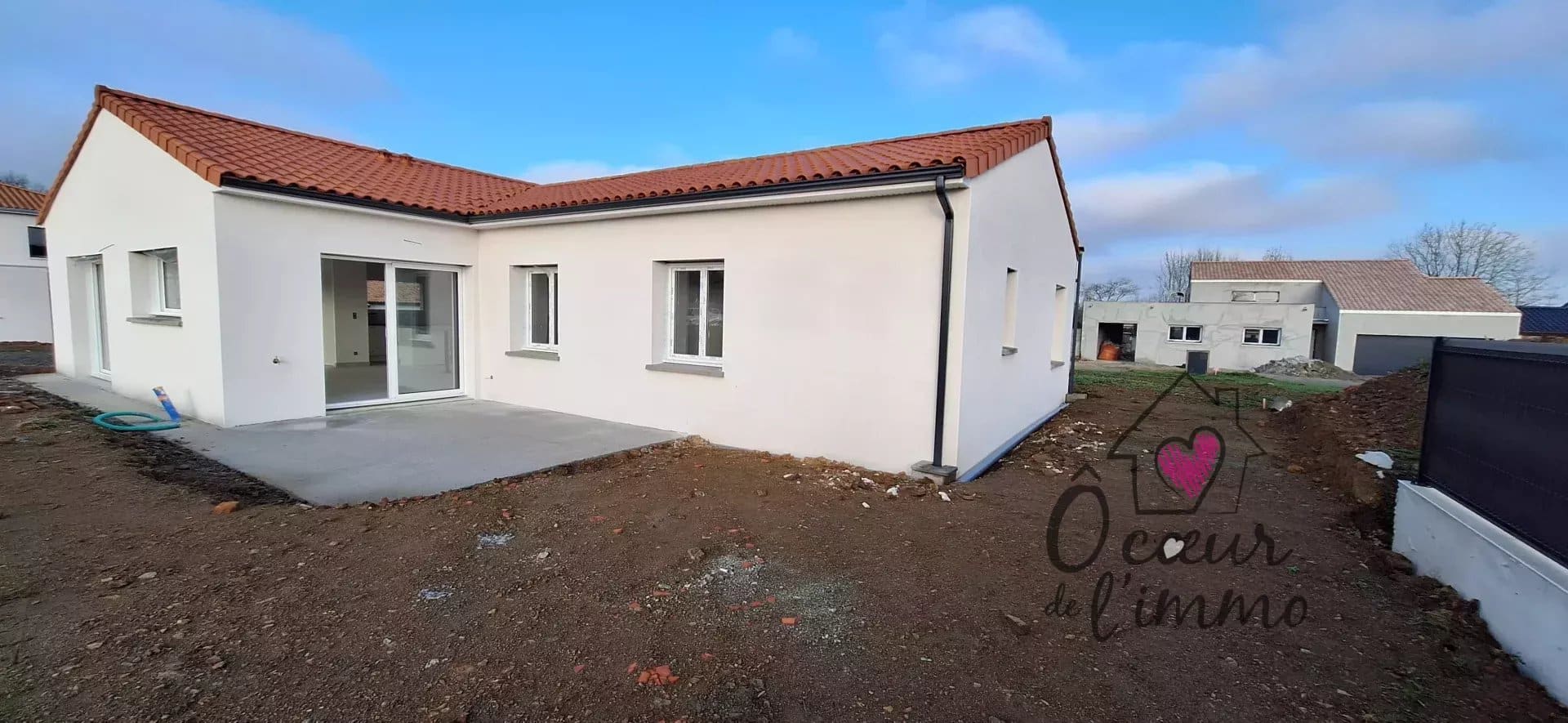 Plain pied  3 chambres  : 112m2 + garage