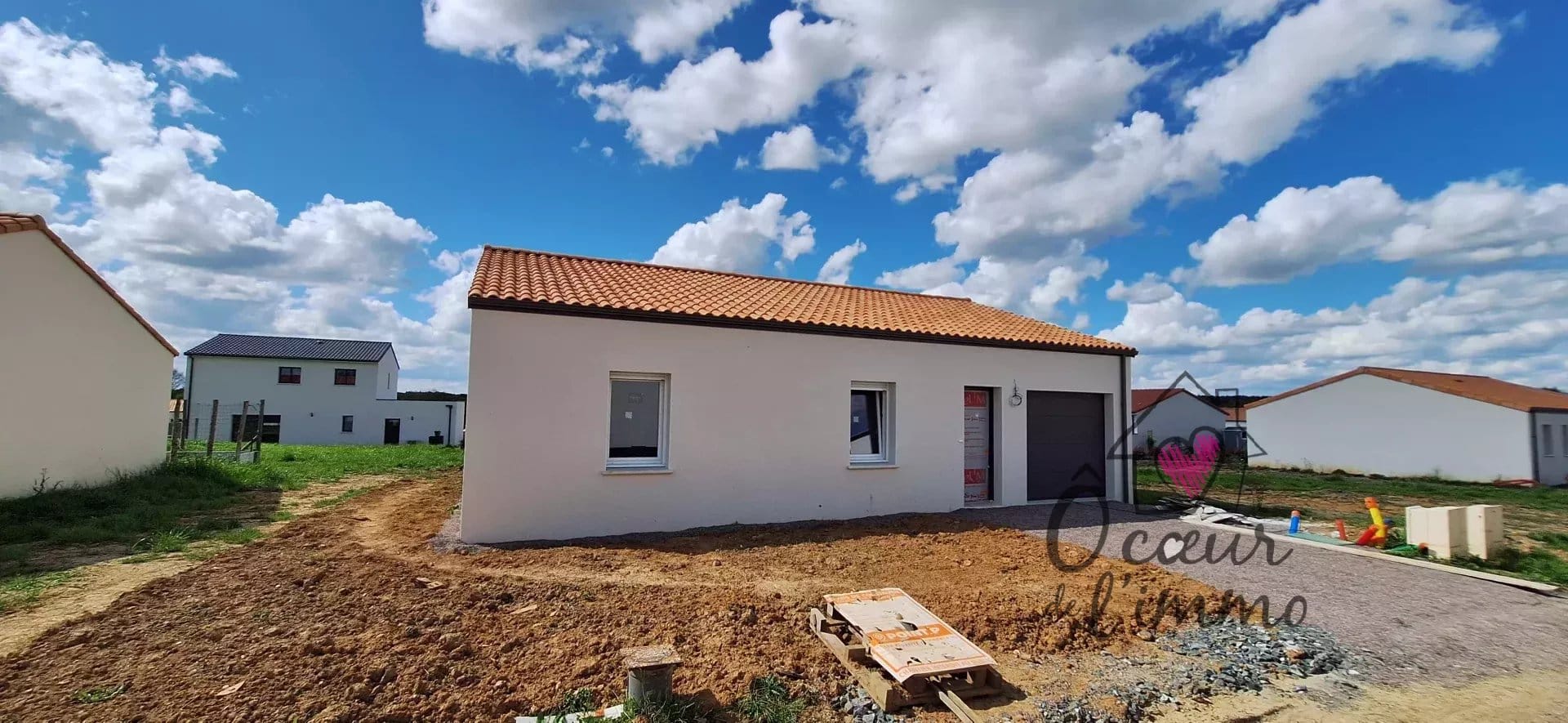 Plain pied  : 3 chambres + garage