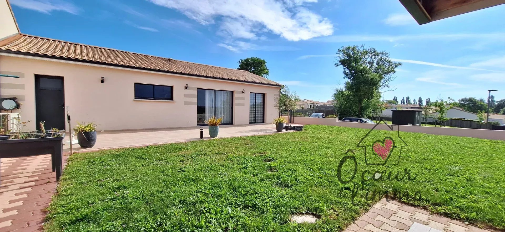 Plain pied 101m2 avec garage.