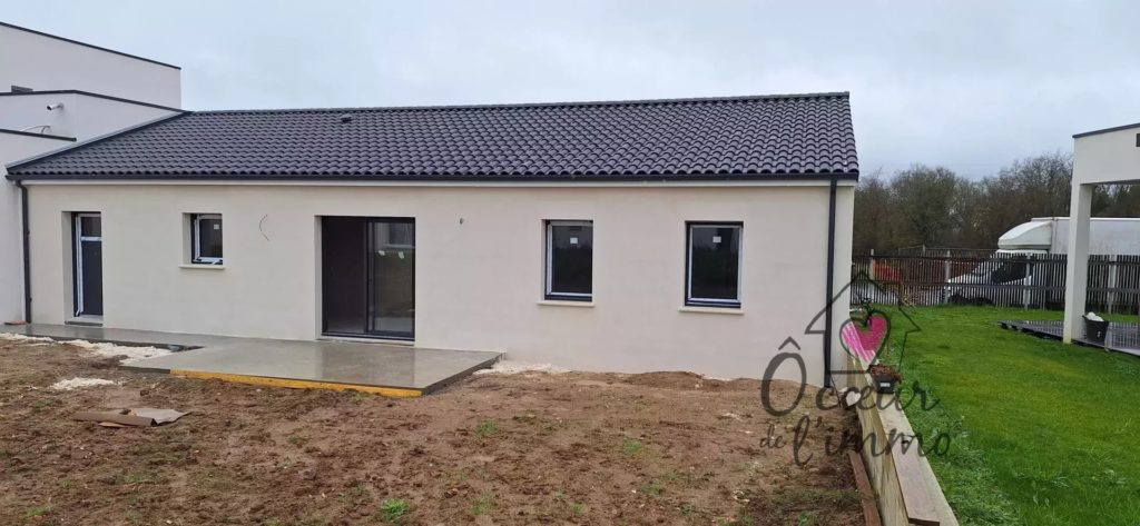 Plain pied  2025: 3 chambres + grand garage