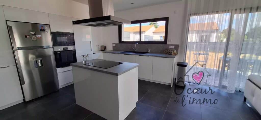 Plain pied  de 118 m2 :  3 chambres