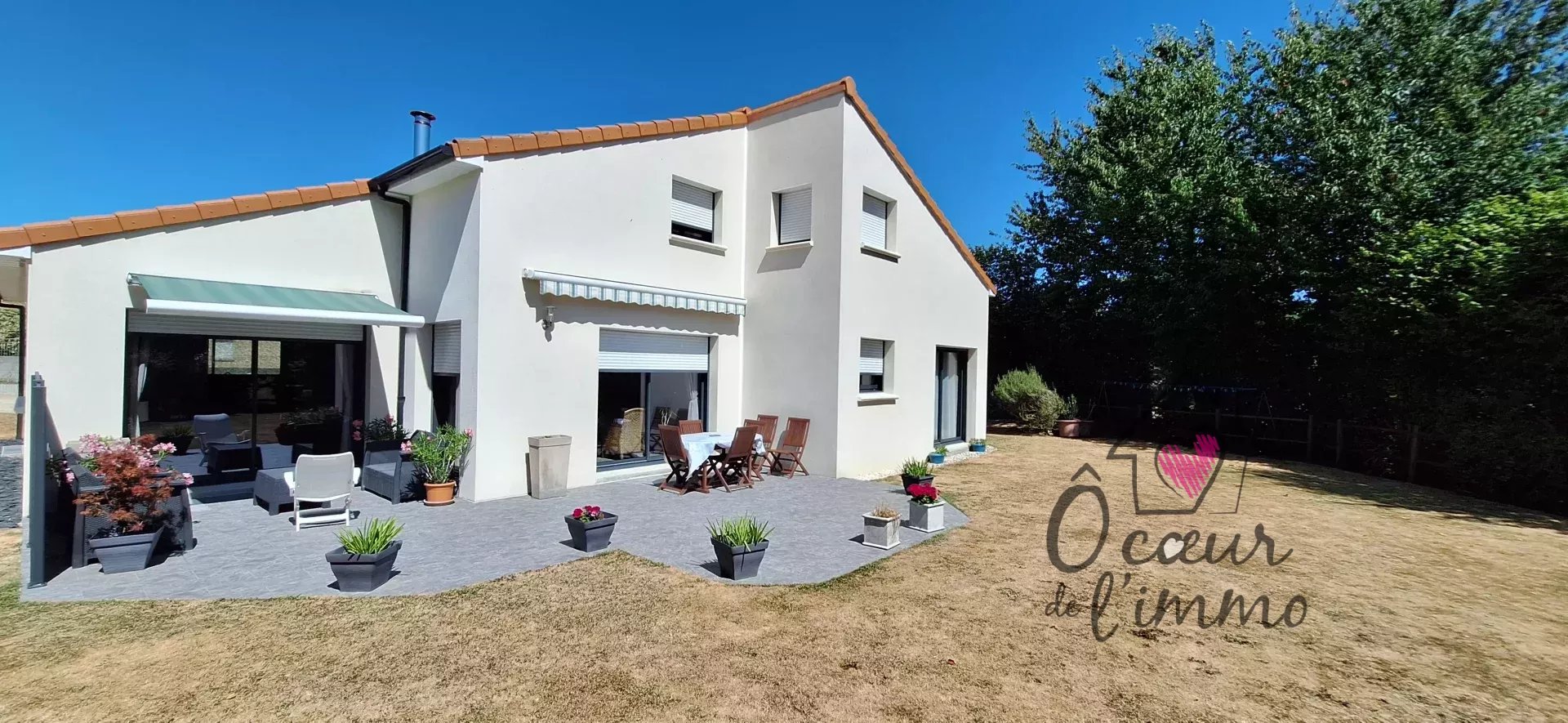 Maison d’architecte 161 m2 + double garage.