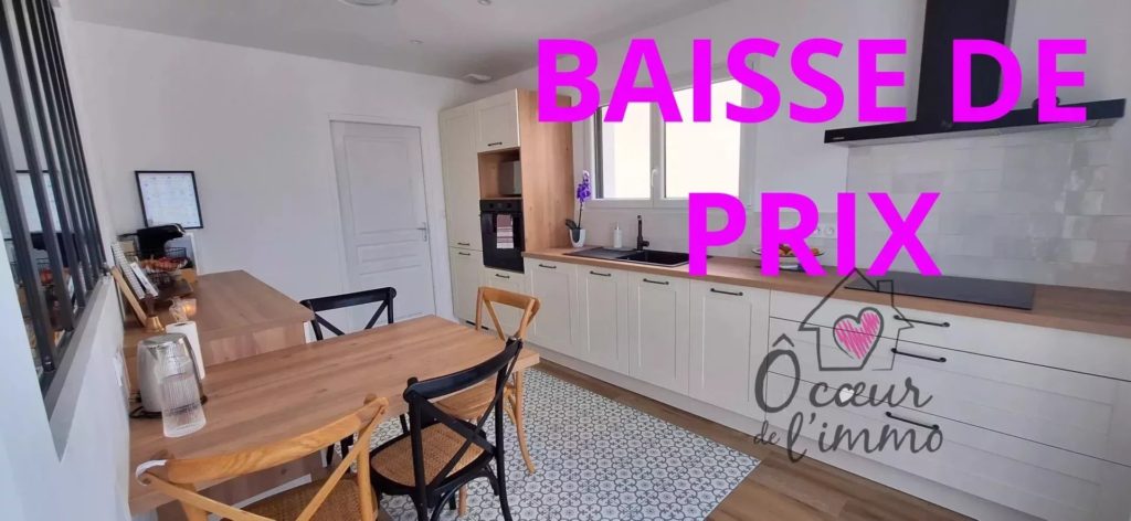 Plain pied  : 3 chambres avec garage.