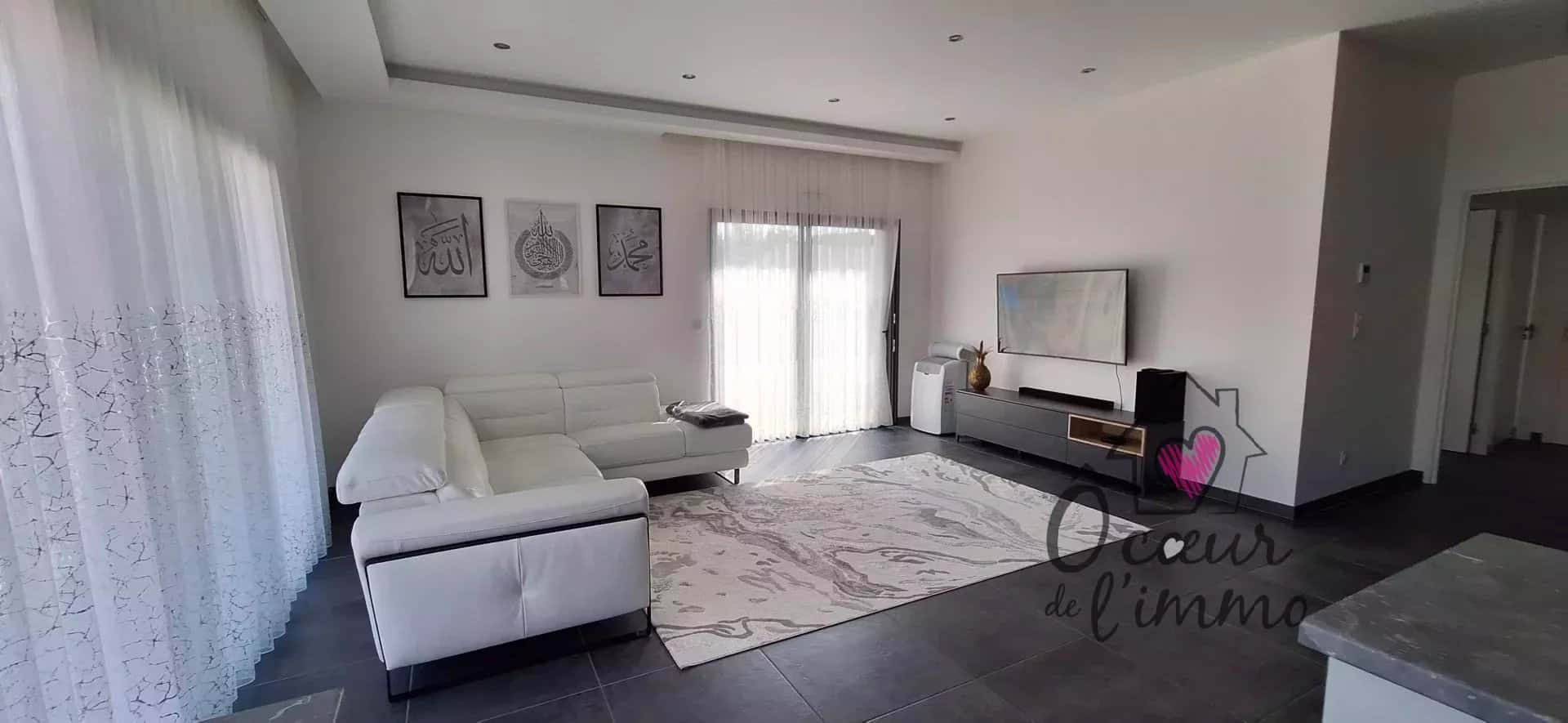 Plain pied  de 118 m2 :  3 chambres