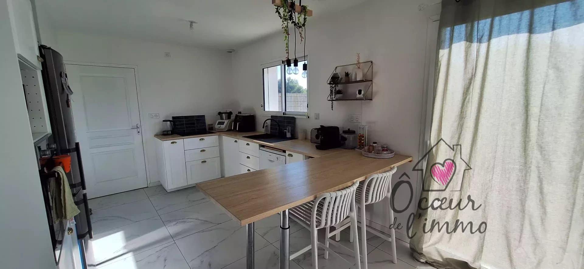 Plain pied de 2022 : 3 chambres  + garage.