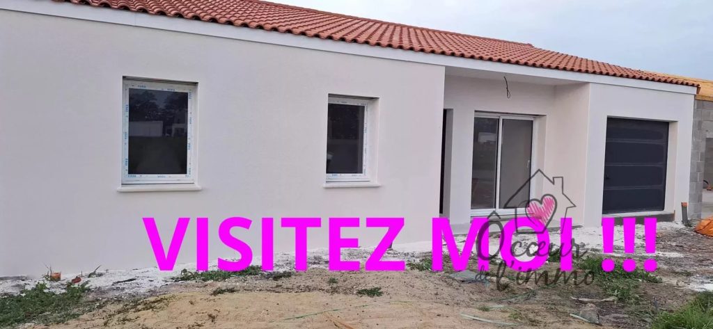 Plain pied 3 chambres  : 103 m2 +  garage