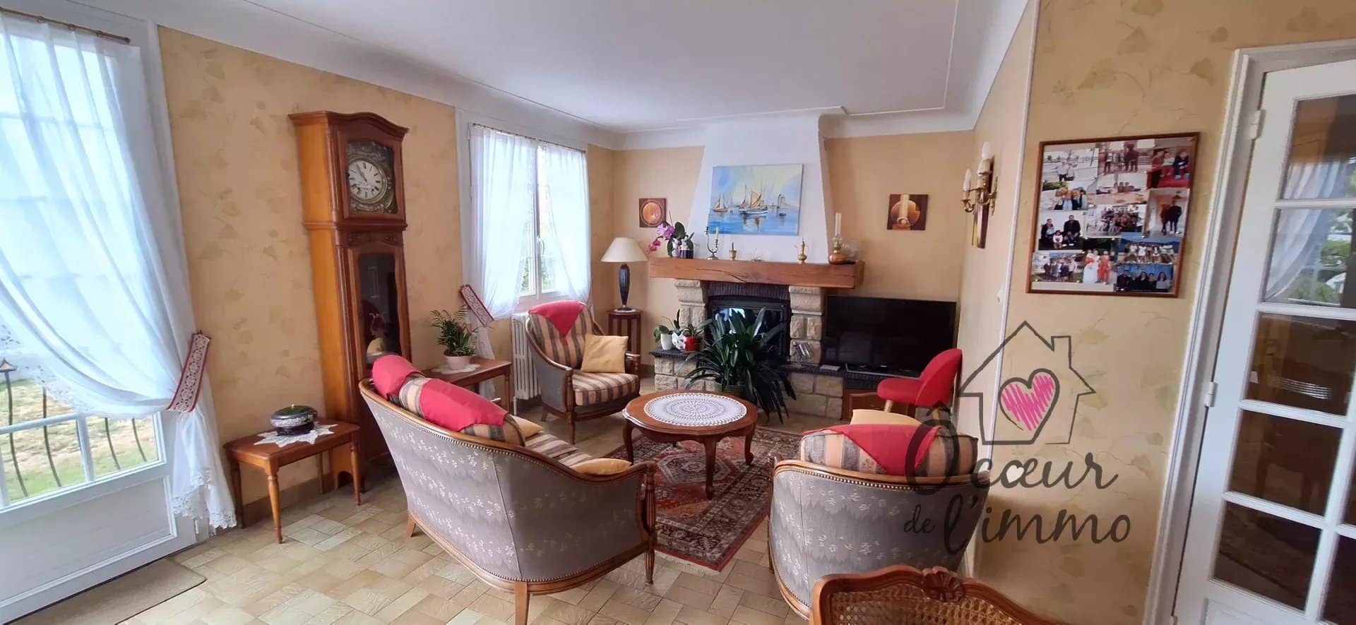 Maison 132 m2  4 chambres + garage sous sol.