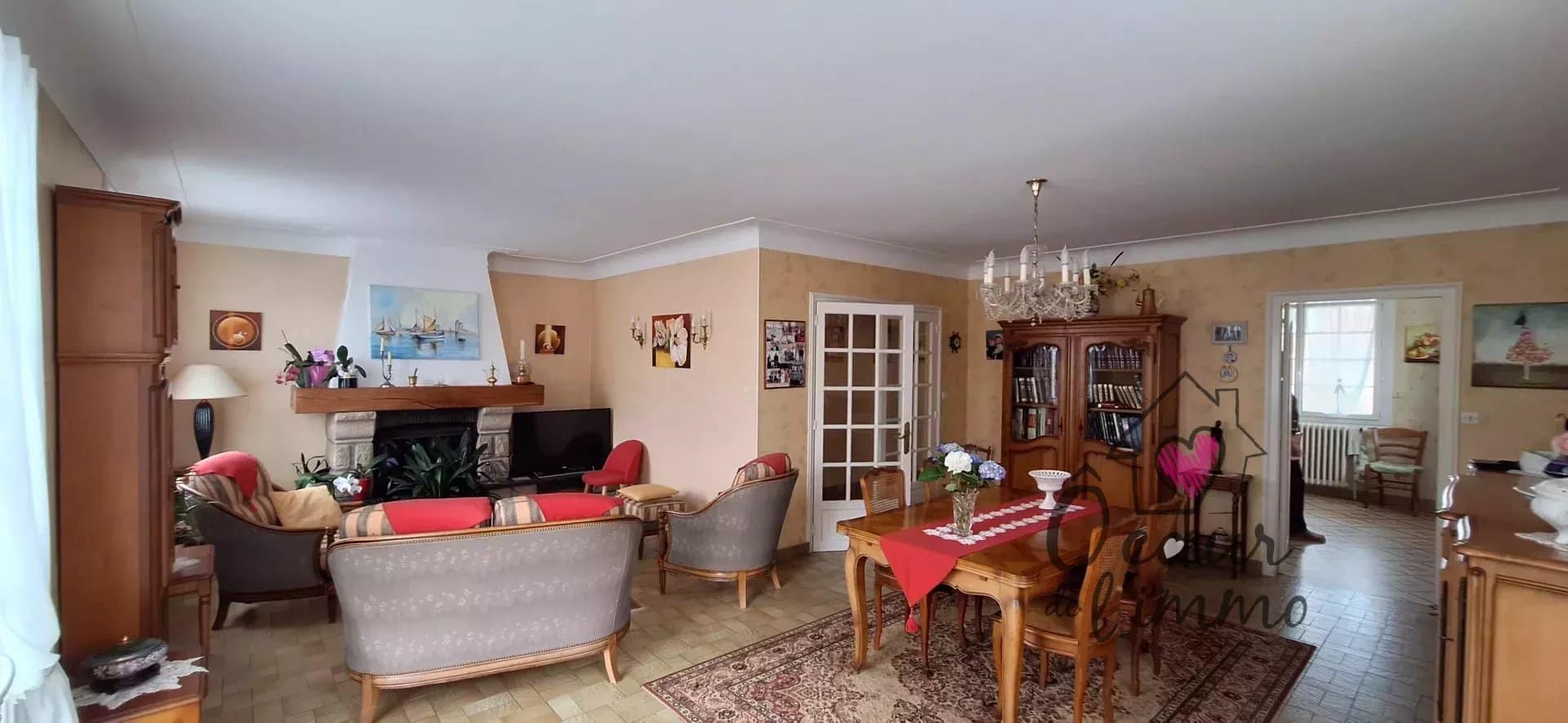 Maison 132 m2  4 chambres + garage sous sol.