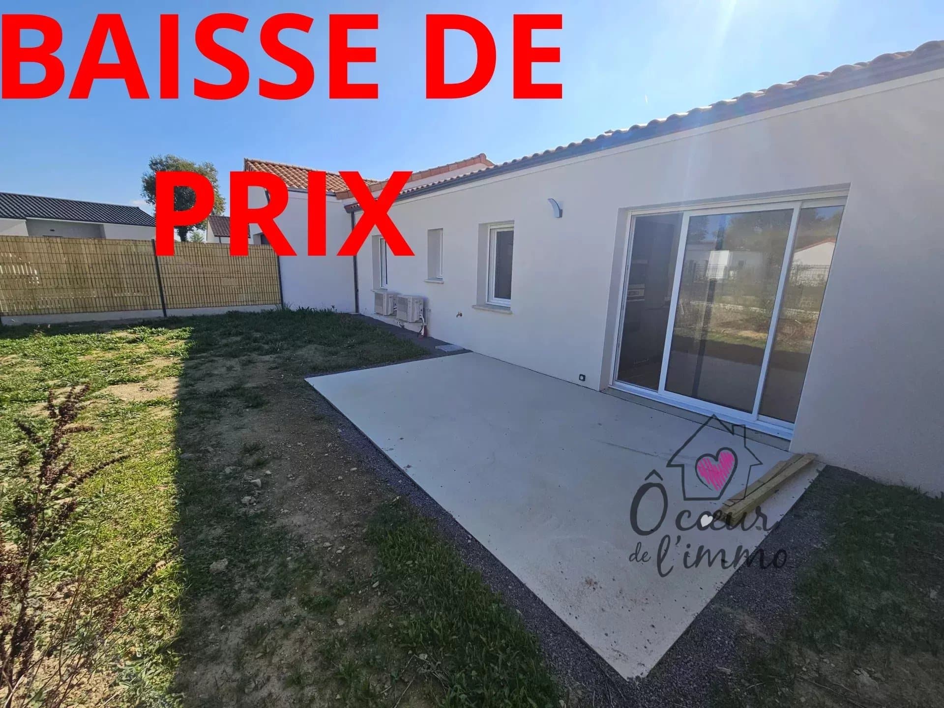 Plain pied  2025 3  chambres + garage