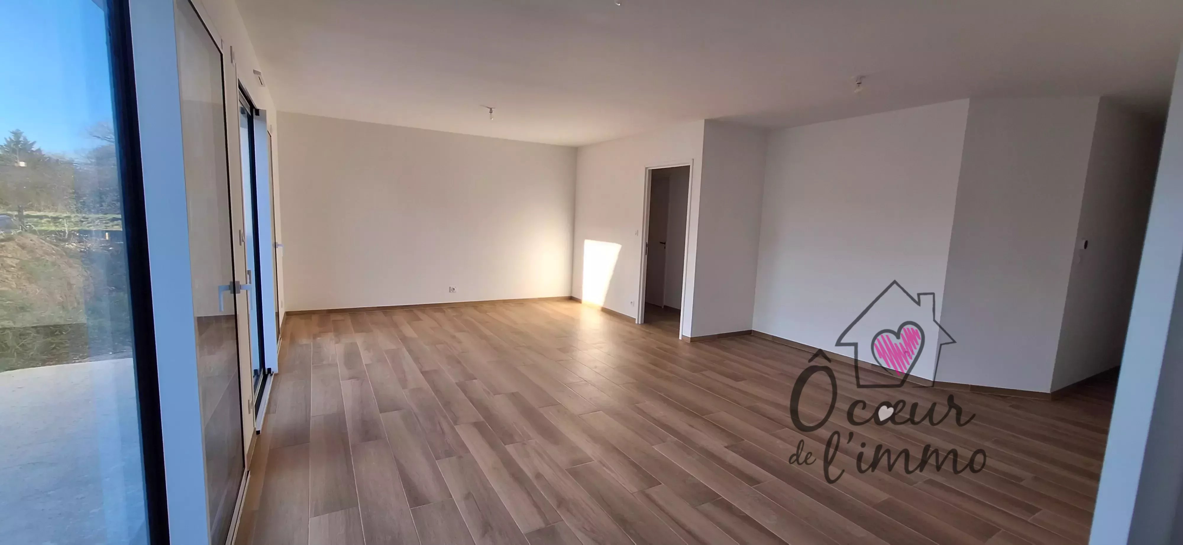 Plain pies : 3 chambres avec double garage de 38m2