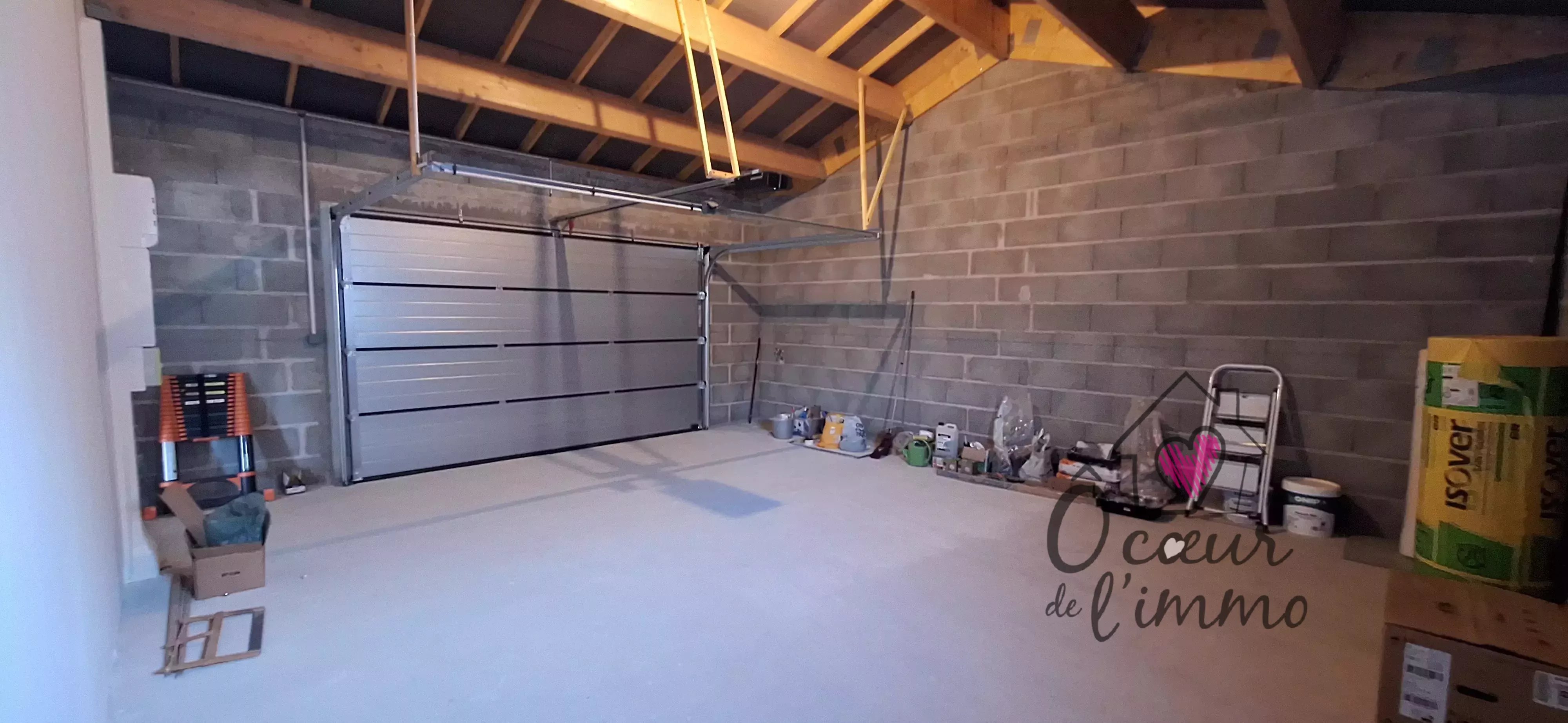 Plain pies : 3 chambres avec double garage de 38m2