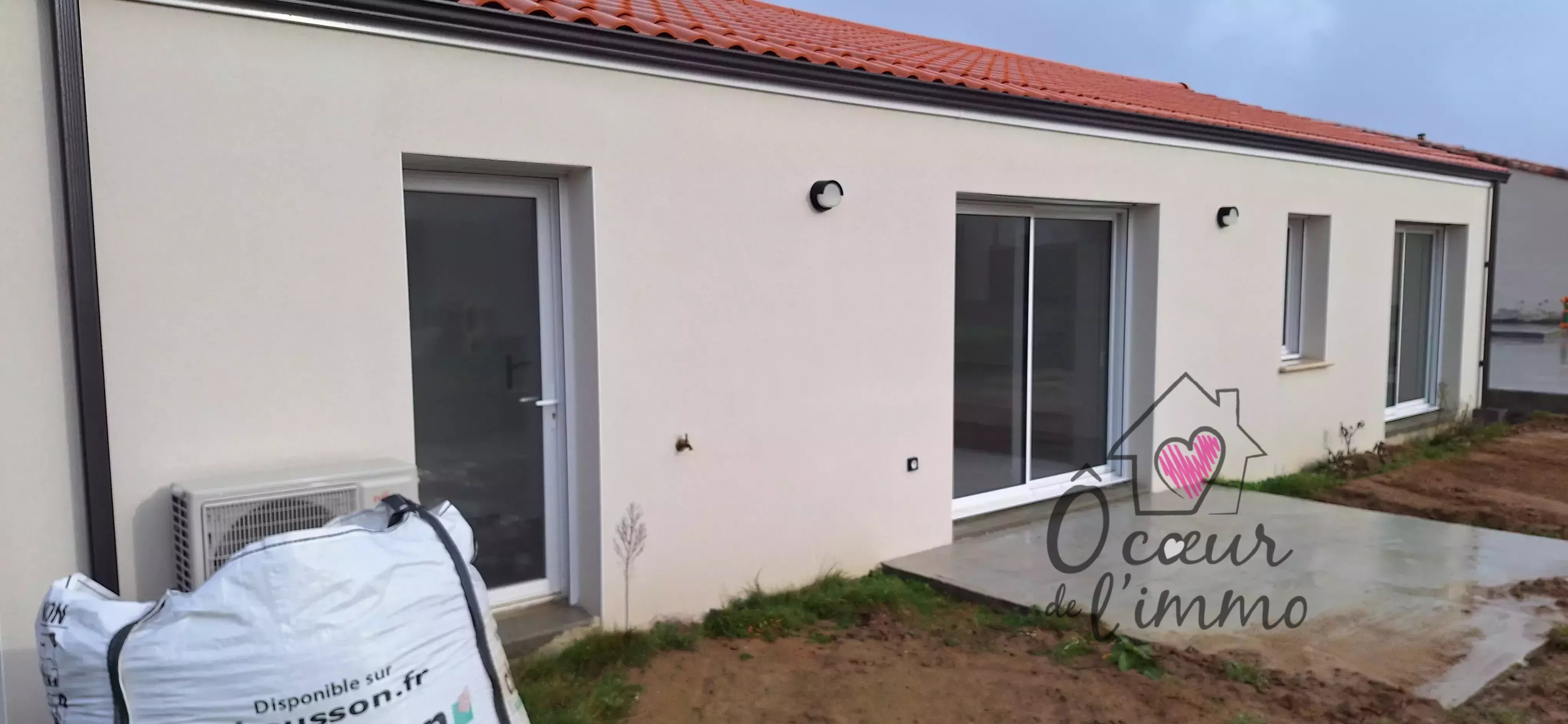 Plain pied  PMR  : 3 chambres + garage