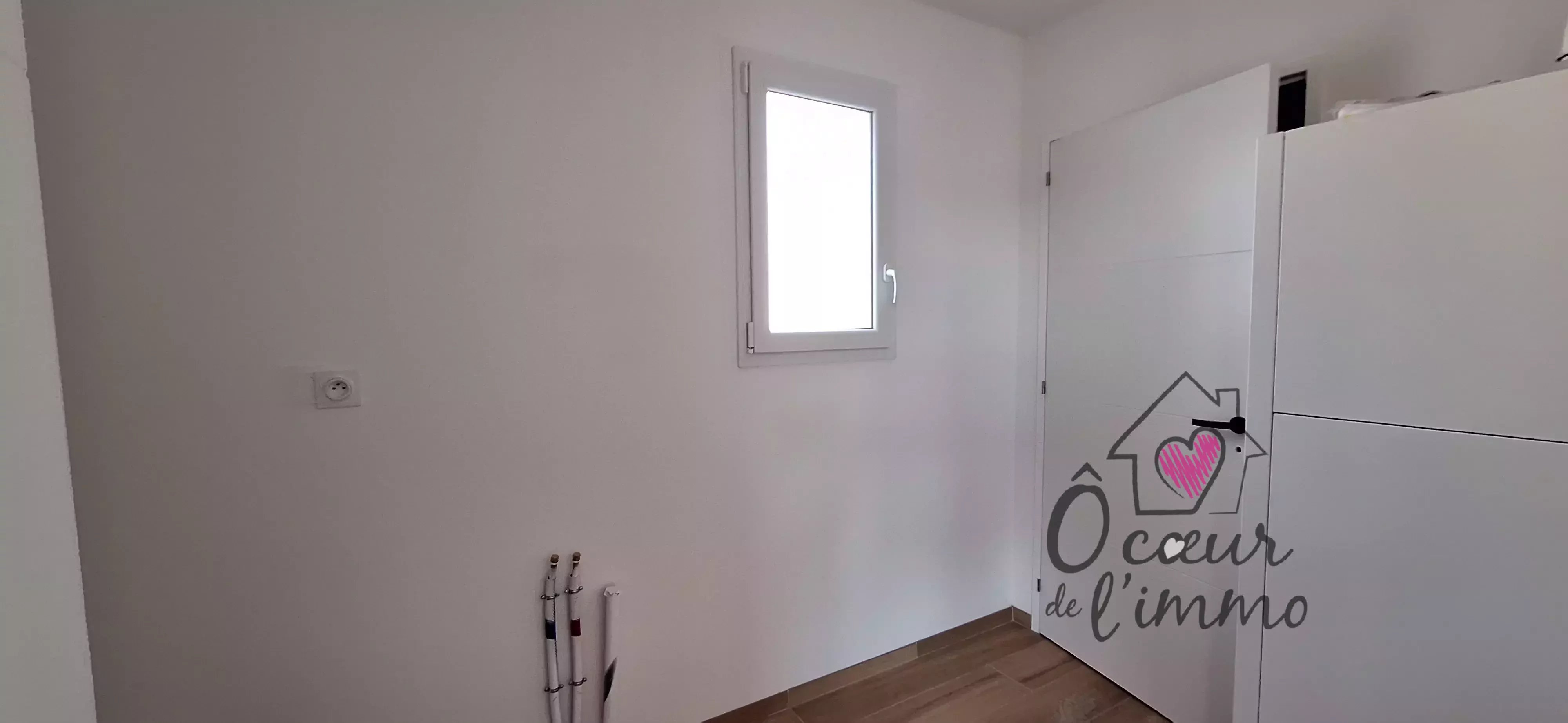 Plain pies : 3 chambres avec double garage de 38m2