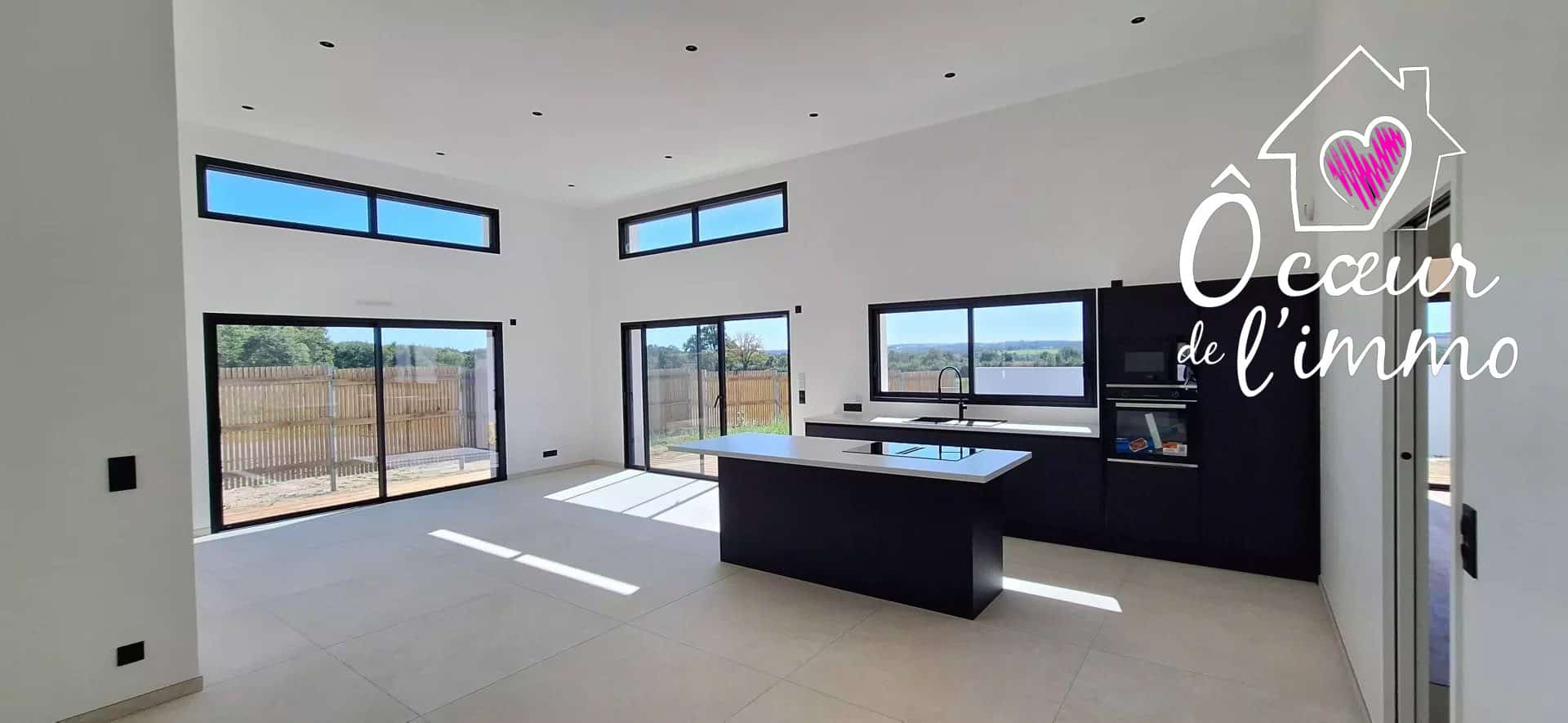 Nouveau : Plain pied 4 chambres :144m2 + garage