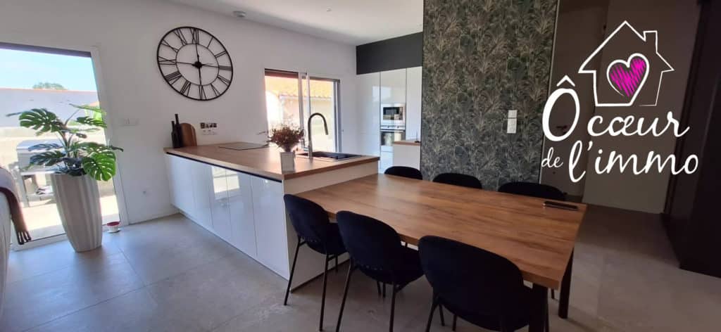 Plain pied : 4 chambres avec jardinet