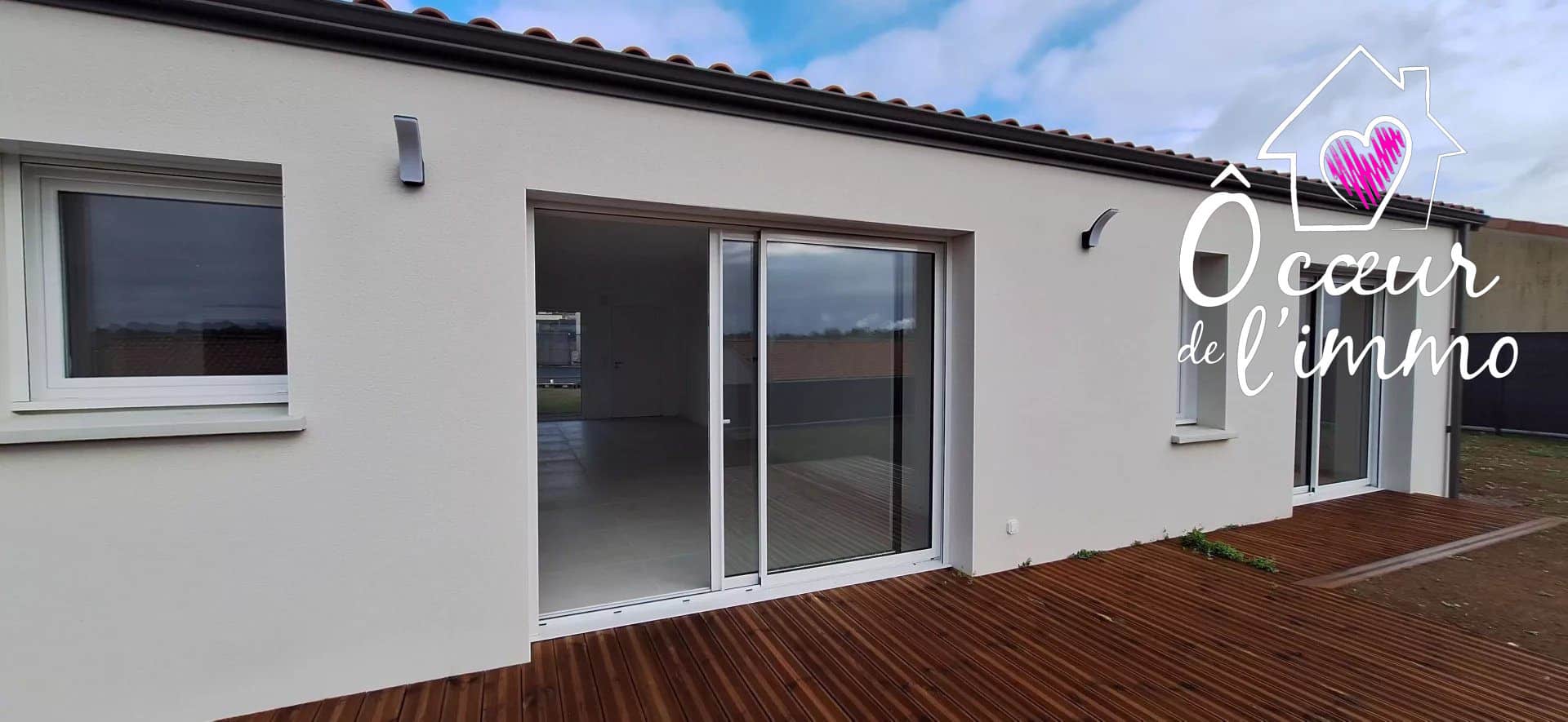 Plain pied : 3 chambres + Garage