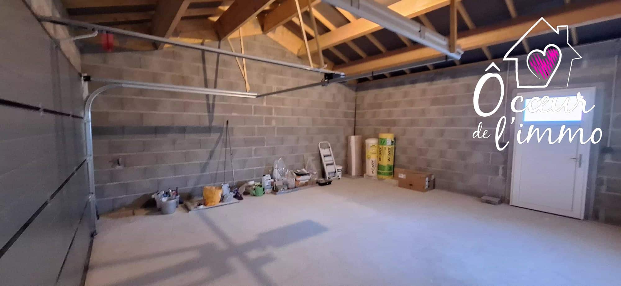 Plain pied : 3 chambres avec double garage de 38m2