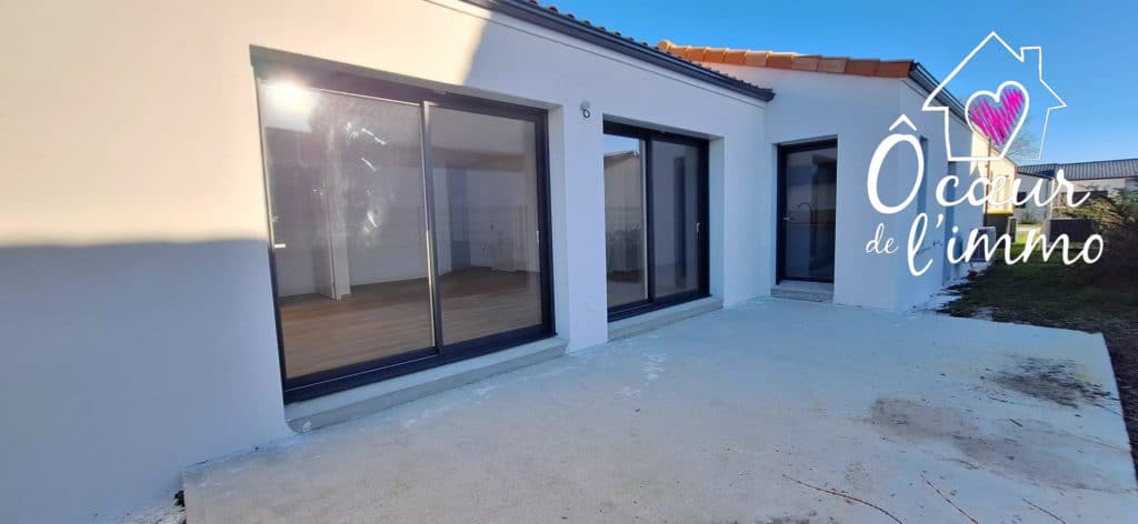 Plain pied : 3 chambres avec double garage de 38m2