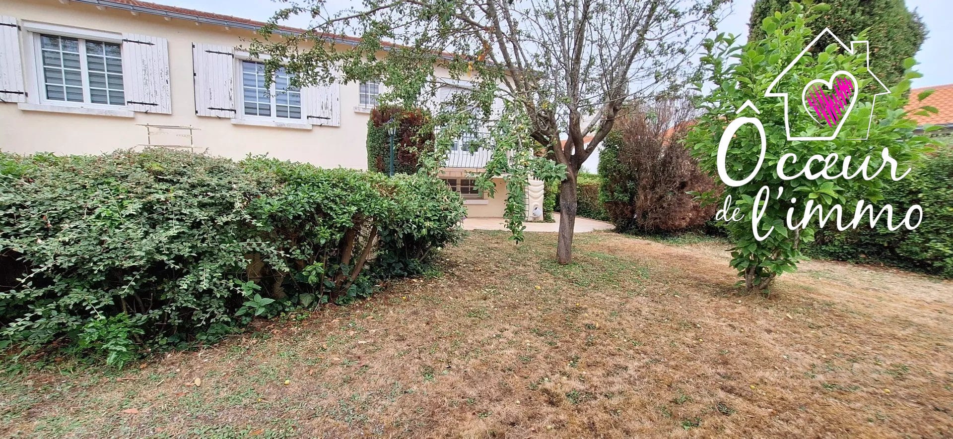Maison 100m2 : 3 chambres + garage sous sol.