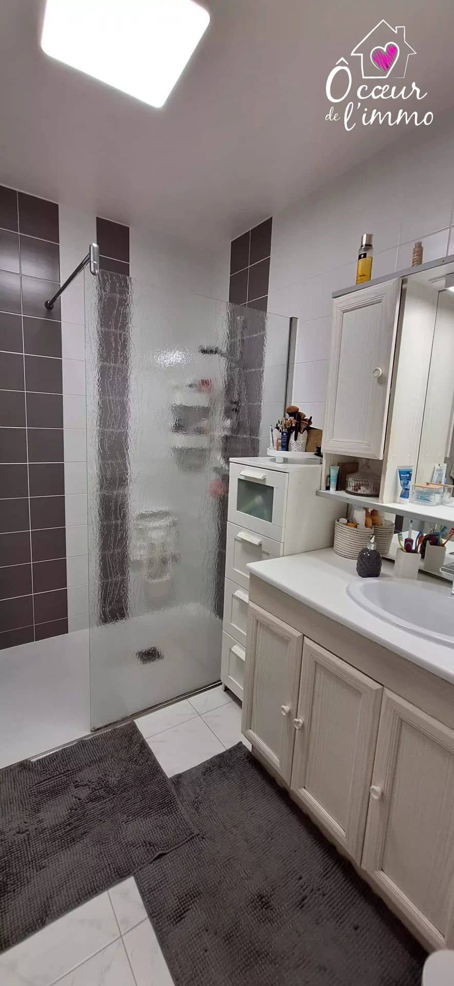 Maison 100m2 : 3 chambres + garage sous sol.