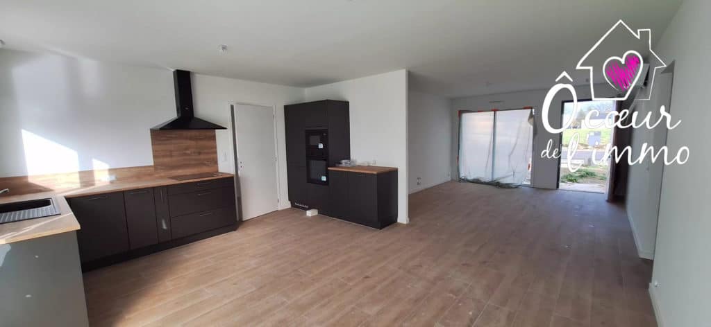 Plain pied 3 chambres : 103 m2 + garage