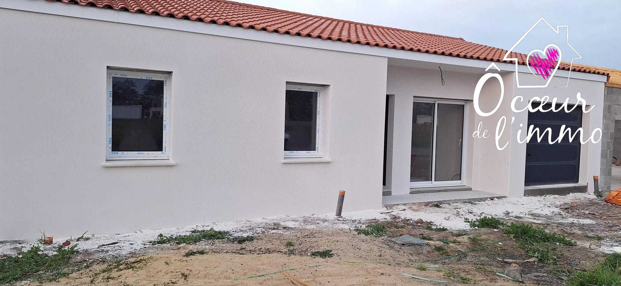 Plain pied 3 chambres : 103 m2 + garage