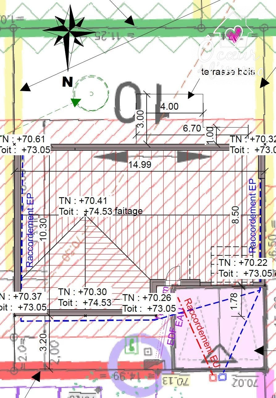 Plain pied PMR : 3 chambres + garage