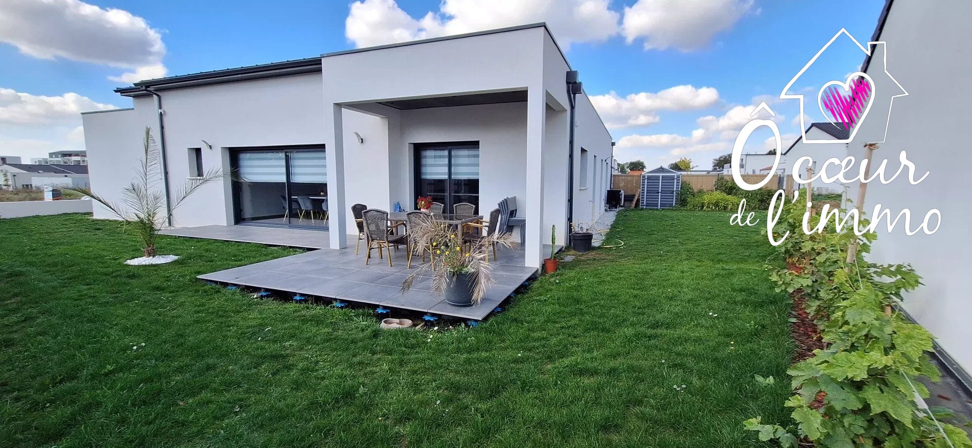 Plain pied 5 chambres 166m2 + garage. - O coeur de l'immo - Votre ...