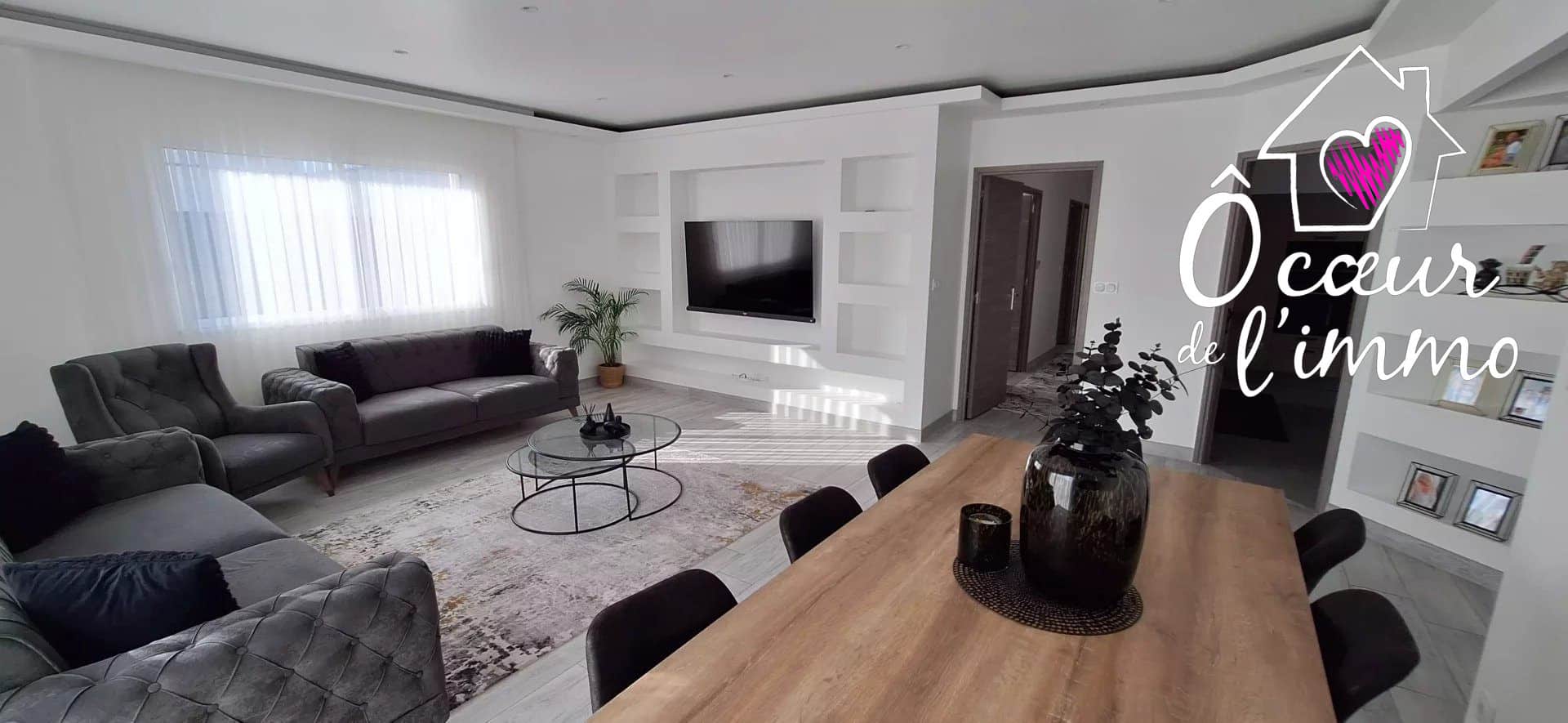 Maison de Plain Pied 141m2 : 4 chambres + garage