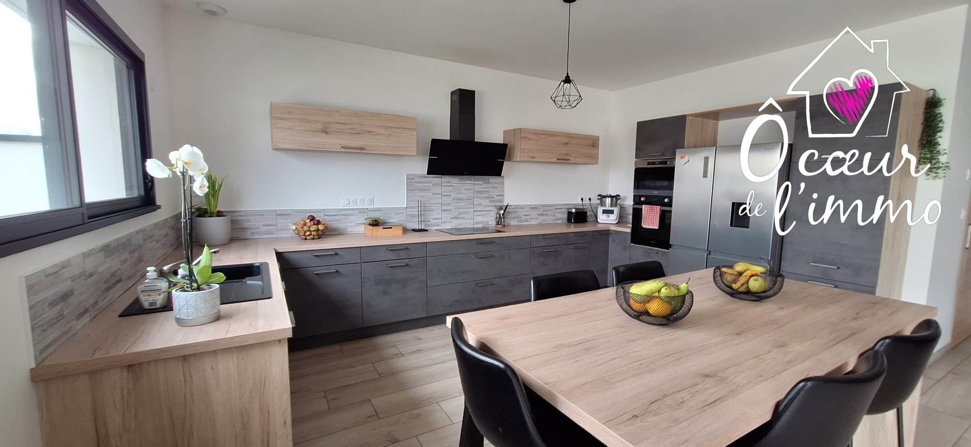 Maison plain pied 2021 : 4 chambres avec garage + Piscine.