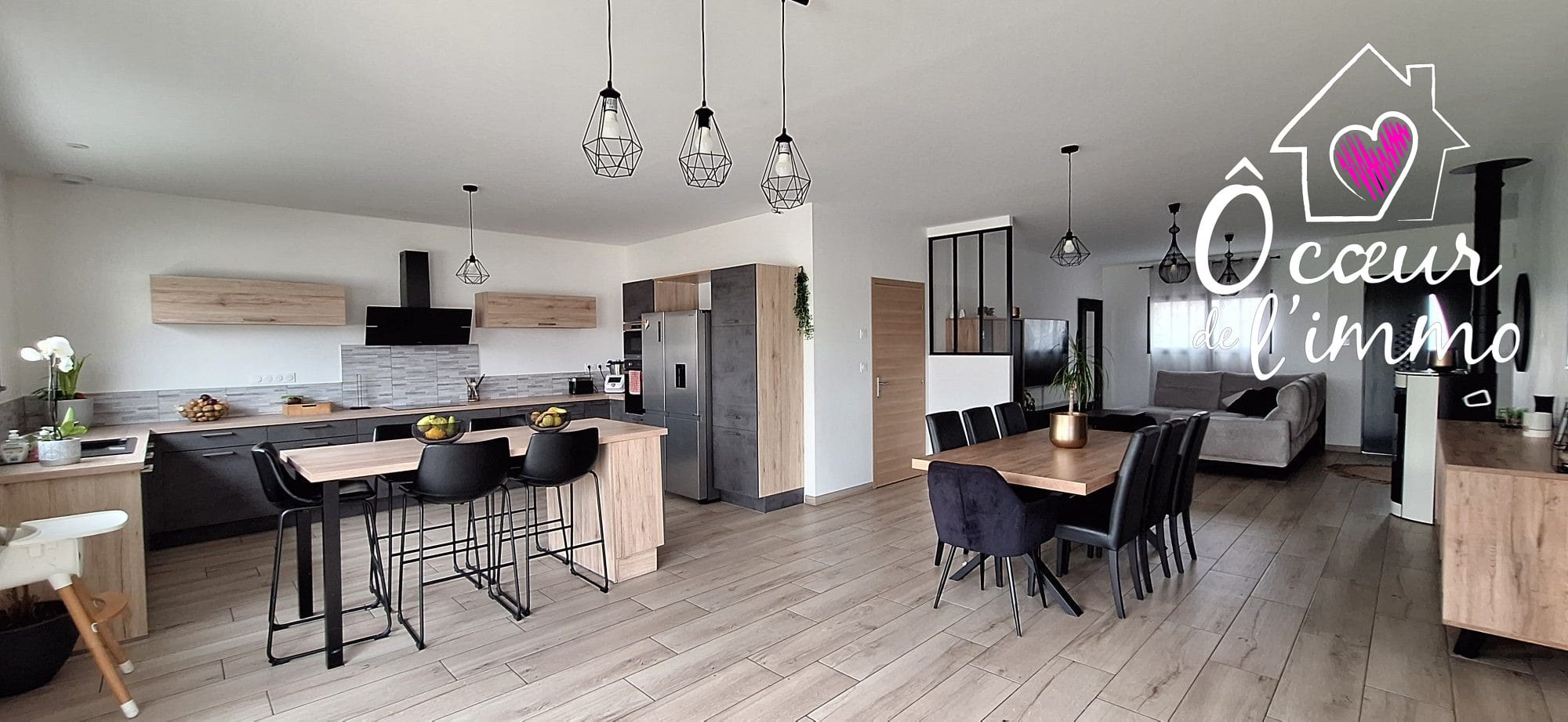 Maison plain pied 2021 : 4 chambres avec garage + Piscine.