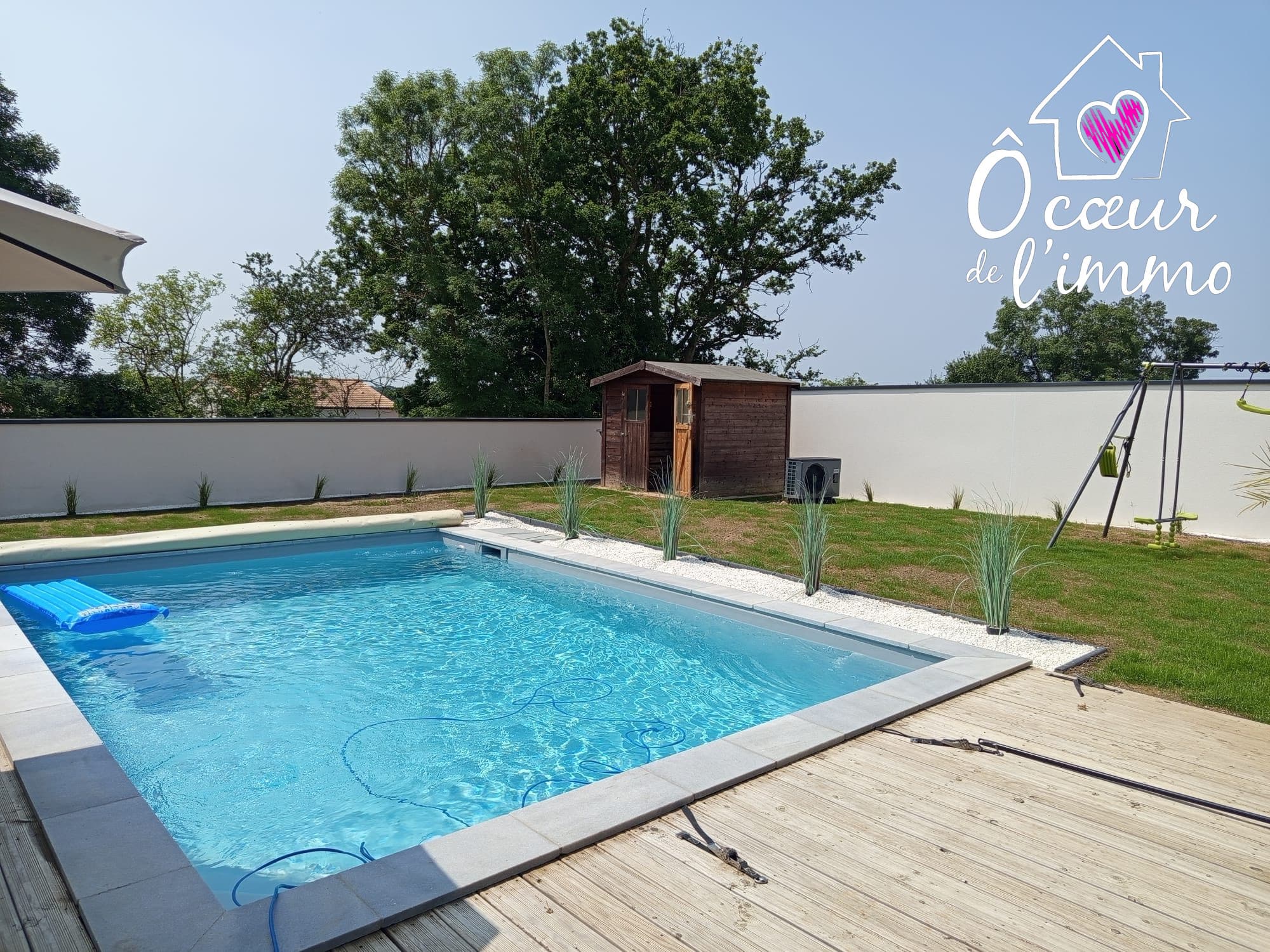 Maison plain pied 2021 : 4 chambres avec garage + Piscine.