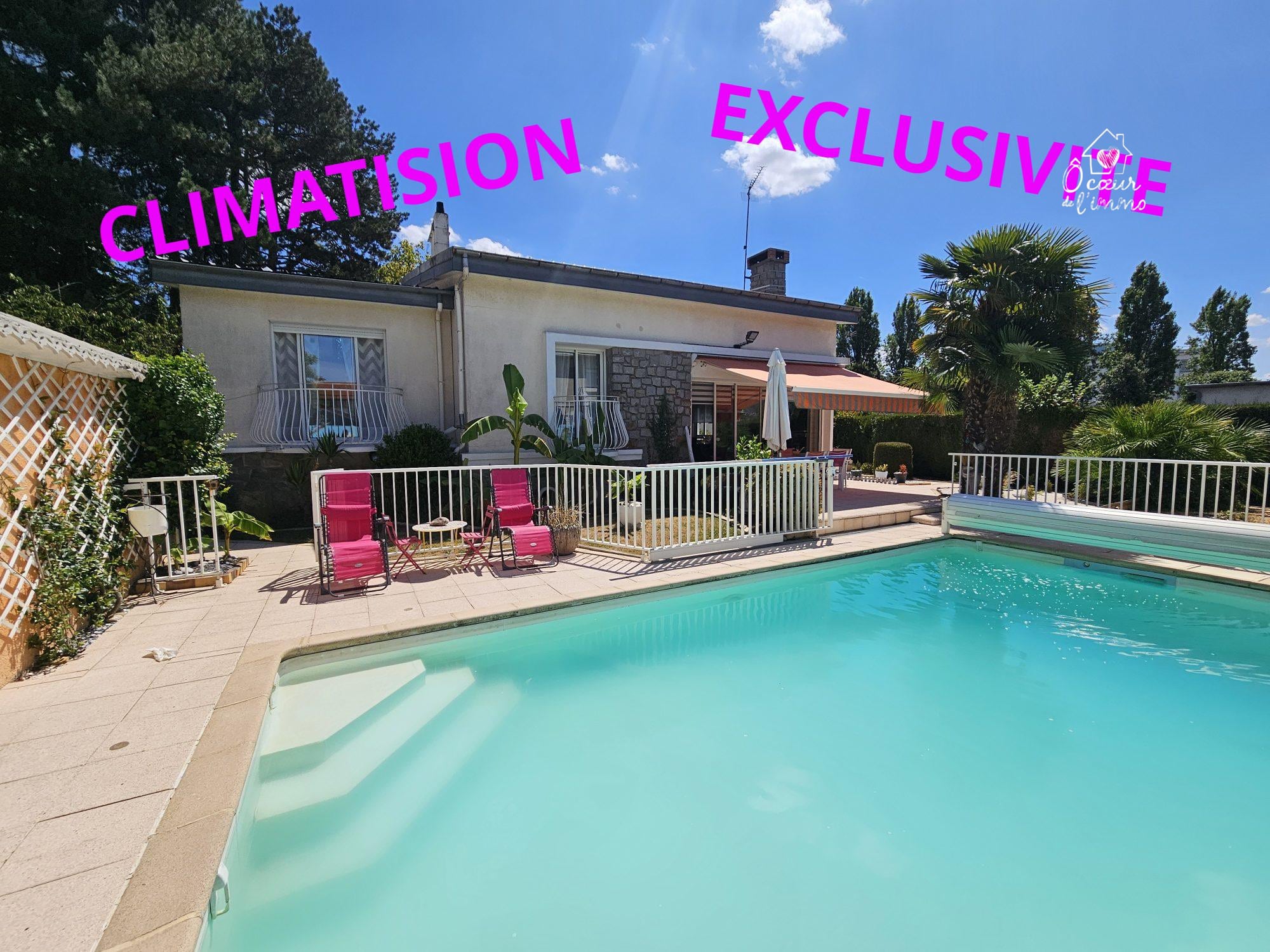 PAVILLON AVEC PISCINE et CLIMATISATION