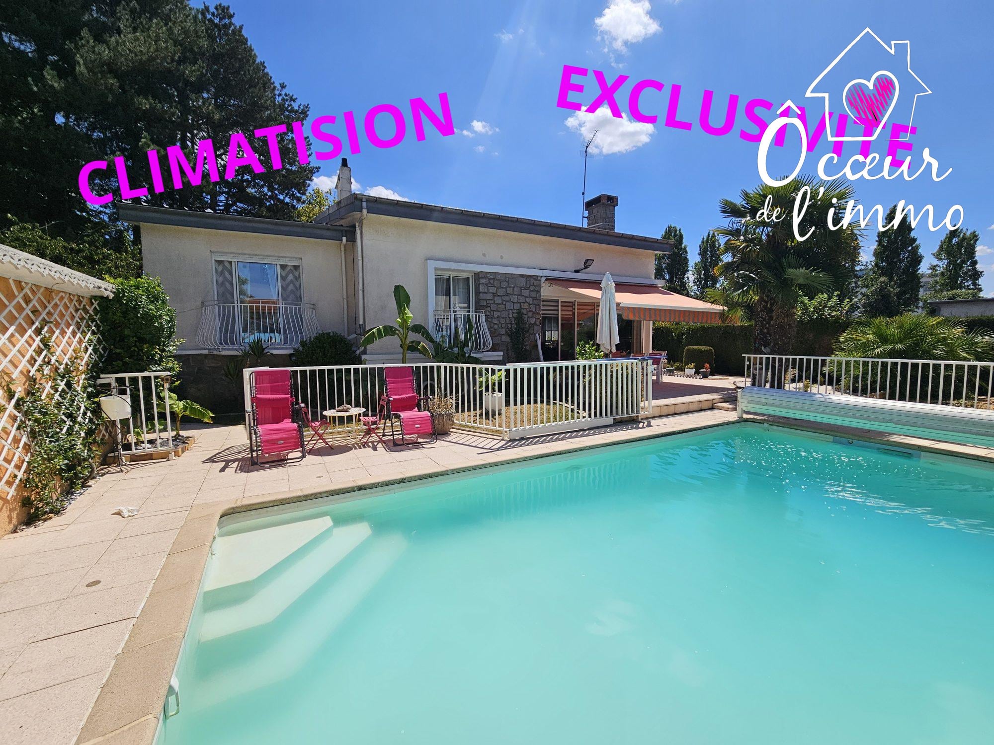 PAVILLON AVEC PISCINE et CLIMATISATION