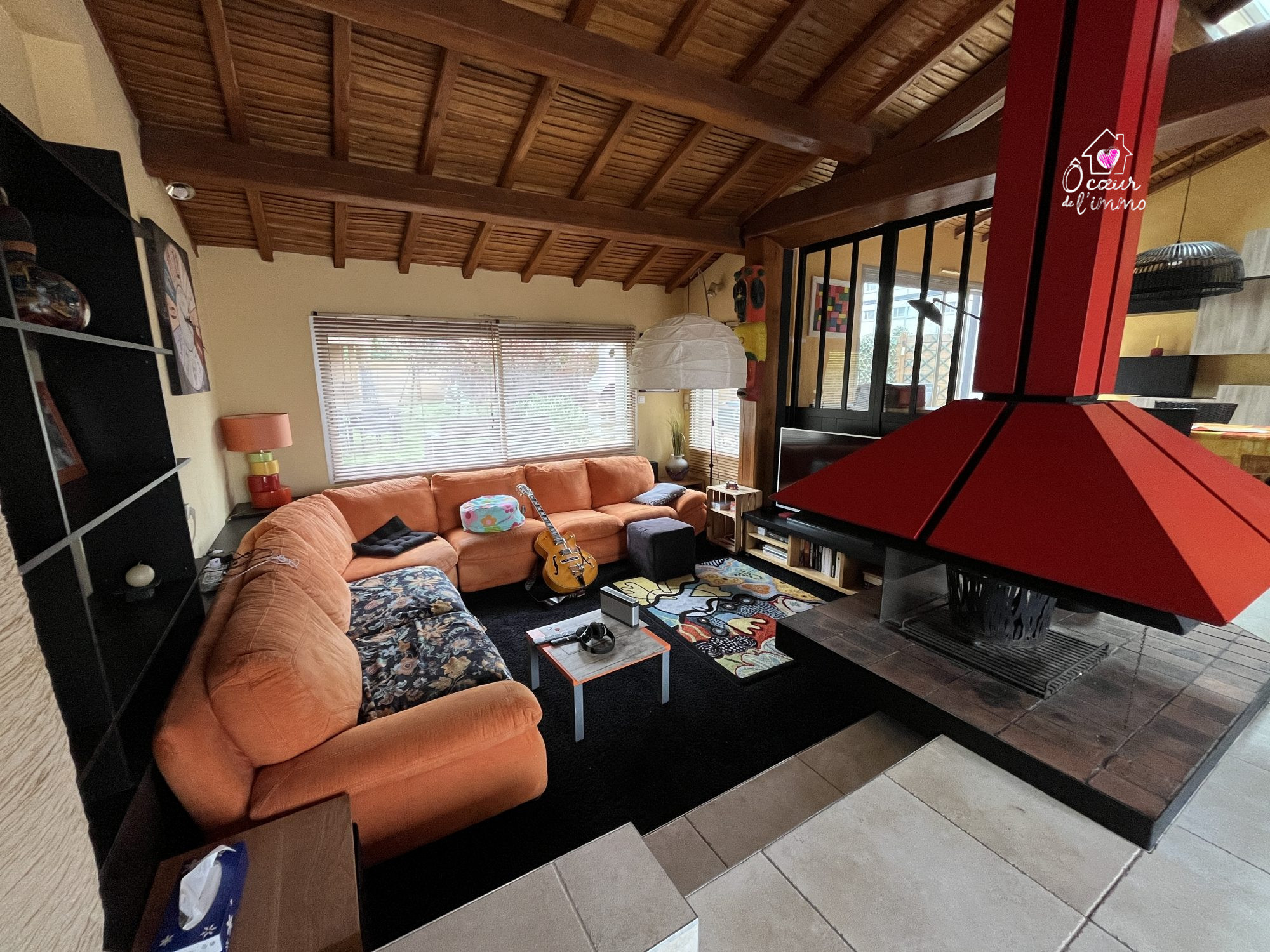 Maison contemporaine, bureau, studio